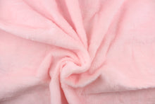 Load image into Gallery viewer, A faux fur in a solid light pink.
