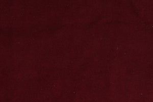  This velvet features a beautiful solid deep burgundy .