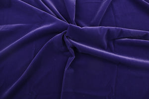  This velvet features a beautiful solid purple.