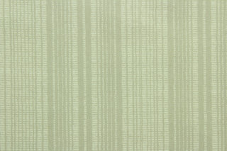 This Solarium outdoor fabric features a duotone stripe design in sand.  This versatile, long-lasting fabric can withstand up to 500 hours of sunlight, water and stain resistant and has 10,000 double rubs.  It is perfect for lounge cushions, pool furniture, tablecloths, decorative pillows and upholstery projects.  This fabric has a slightly stiff feel but is easy to work with.  