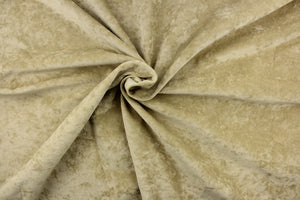 This velvet features a beautiful solid khaki. 