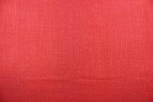 Load image into Gallery viewer, A mock linen in a solid rich coral red with a light backing.
