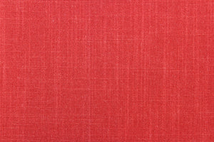 A mock linen in a solid rich coral red with a light backing.