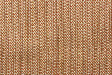 Load image into Gallery viewer, A mock linen in a weave design in orange and khaki with a light backing.
