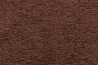  A chenille fabric in a brown with pink over tones.