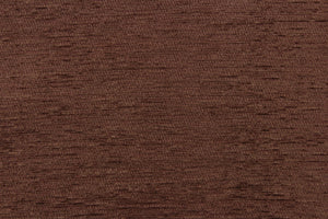  A chenille fabric in a brown with pink over tones.