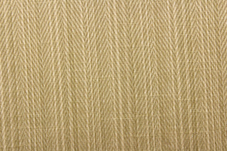 This beautiful color fabric features a herringbone design true gold tone.