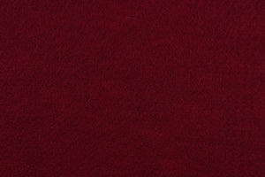 This is a felt fabric in solid garnet.  It features a slightly textured feel that is soft, sturdy and durable.  Uses include crafts, apparel accents, décor, embellishments and more. 