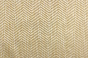 This beautiful fabric features a herringbone design in a gold tone. 