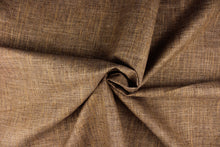 Load image into Gallery viewer, This fabric in brown offers beautiful design, style and color to any space in your home.  It is perfect for window treatments (draperies, valances, curtains, and swags), bed skirts, duvet covers, light upholstery, pillow shams and accent pillows.  It is stable and durable with a rating of 51,000 double rubs.
