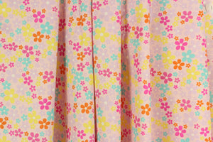 Flowers, floral, quilting, quilting prints, bedding, clothing, pin cushions, crafting, home decor, purple, orange, pink, yellow, white, blue