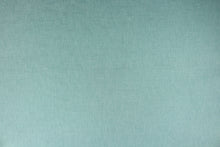 Load image into Gallery viewer, This poly/linen blend fabric in azure (seafoam green) offers beautiful design, style and color to any space in your home.  It is perfect for window treatments (draperies, valances, curtains, and swags), bed skirts, duvet covers, light upholstery, pillow shams and accent pillows.  We offer Obi in other colors.
