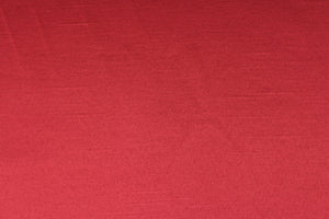 This multi-purpose mock linen in cardinal red has a soft luxurious feel with a subtle sheen.  It would be great for home decor, window treatments, pillows, duvet covers, tote bags and more.  We offer Shauna in other colors.