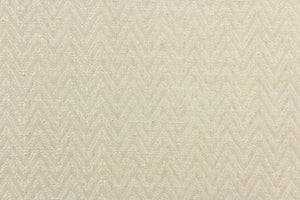 This fabric features a textured, duo tone, chevron pattern in linen.  It has a slight sheen and offers beautiful design, style and color to any space in your home.  It has a soft workable feel and is perfect for window treatments (draperies, valances, curtains, and swags), bed skirts, duvet covers, pillow shams and accent pillows.  
