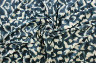 This woven upholstery weight fabric in indigo blue and white is suited for uses that requires a more durable fabric.  The reinforced backing makes it great for upholstery projects including sofas, chairs, dining chairs, pillows, handbags and craft projects.  It is soft and pliable and would make a great accent to any room.