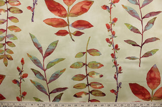4 Yards ~ Waverly Leaf of Faith in Flaxseed