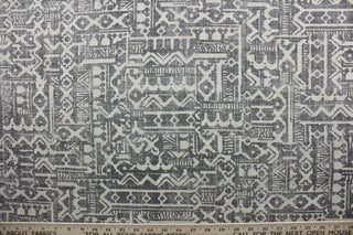 Jennifer Adams Tanner Fabric in Charcoal