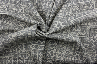 Jennifer Adams Tanner Fabric in Charcoal