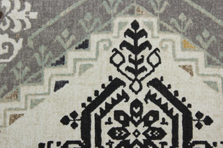 Andra is a cotton canvas fabric featuring an aztec inspired design in 5 shades: white, black, light beige, brown, and tan. The fabric is treated with a soil and stain repellant finish for lasting performance, rated for up to 15,000 double rubs.  The versatile fabric is perfect for window accents (draperies, valances, curtains and swags) cornice boards, accent pillows, bedding, headboards, cushions, ottomans, slipcovers and upholstery.  