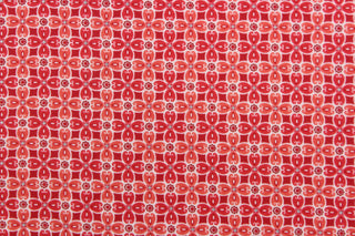 Diamonds is from the "First Frost" collection by Amanda Murphy.  The tone on tone fabric features diamond shapes and is enhanced with a shimmering pearlescent finish.  The versatile lightweight fabric is soft and easy to sew.  It would be great for quilting, crafting and sewing projects.  Colors include red and white.