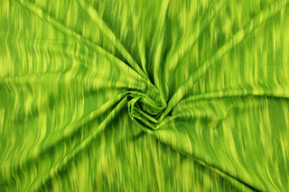 This fabric features stripes in varying shades of green that blend together to create a beautiful color palette.  It has a nice soft hand and would be great for quilting, crafting and home decor.  We offer this pattern in several different colors.