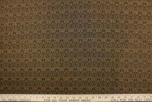 Load image into Gallery viewer, From the &quot;Stone Cottage&quot; collection, Chandler in Licorice features a large damask design in brown and black.  The versatile lightweight fabric is soft and easy to sew.  It would be great for quilting, crafting and sewing projects.  
