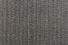 Load image into Gallery viewer,  This wool features a herringbone design in brown and white with hints of tan .
