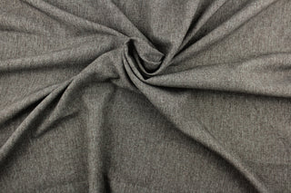 This fabric in gray/brown offers beautiful design, style and color to any space in your home.  It has a soft workable feel and is perfect for window treatments (draperies, valances, curtains, and swags), bed skirts, duvet covers, light upholstery, pillow shams and accent pillows.  We offer Ratio in other colors.