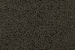 Lamoka is a contemporary jacquard fabric in brownish green with a slight texture. 