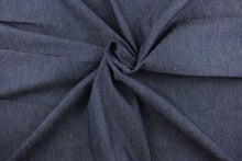 Load image into Gallery viewer, A beautiful denim fabric in a rich blue. 
