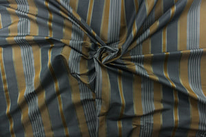 Striped pattern in colors of dark gold and blue