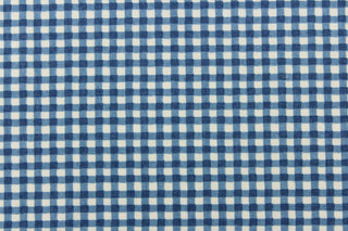 The porcelain blue offers a small check or gingham with cream. 
