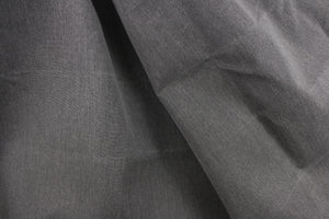This fabric in a solid charcoal gray color is great for umbrellas, outdoor upholstery and more. 