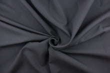 Load image into Gallery viewer, Twill fabric in a solid medium to dark gray . 
