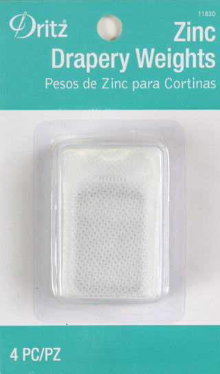 Zinc Drapery Weights